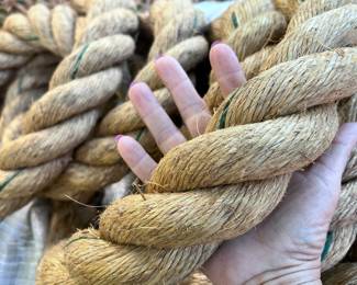 HUGE VERY LONG MANILA ROPE! 