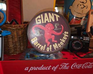 giant barrel of monkey's