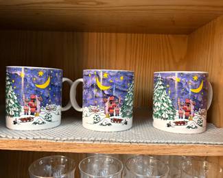 Kiki Christmas Star Mugs