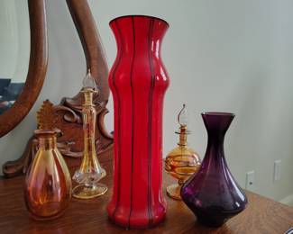 Tango glass , italian blown ,and blenko