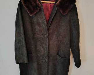 Vintage suede coat.