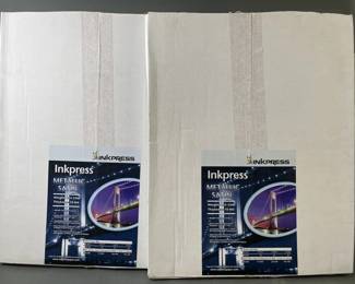 Lot 27 – 50 Sheets 17x20 Inkpress Metallic Satin Paper NIB