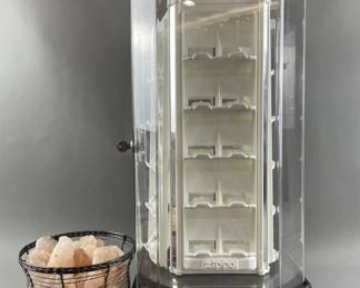 Lot 58 – Zippo Spinning Display Case & Rock Light