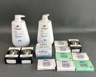 Lot 36 – Dove, Dr Woods, Kirk’s & More Bar & Pump Soaps