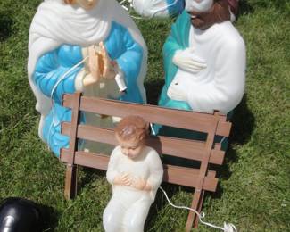 4 piece nativity $75