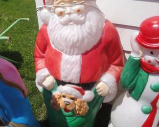 Santa with puppy $125