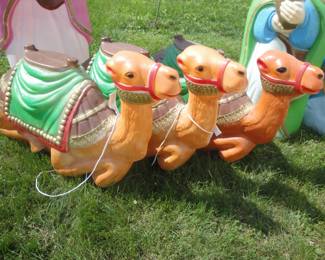 Largest size blow mold camels $70 each