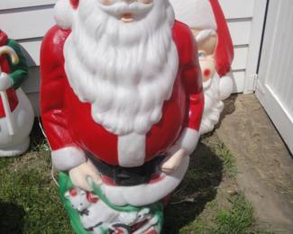 Green Sack Santa $115