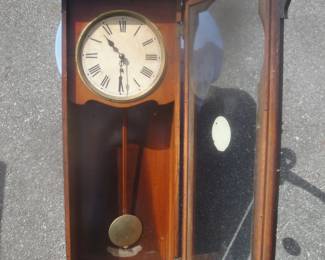 Connecticut made clock for wall hanger or to sit on a dresser or table $245.