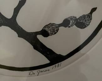 Artist Proof, "Pussy Willow" by Dorothy (Do) Jones.