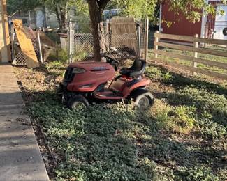 Non working riding lawn mower