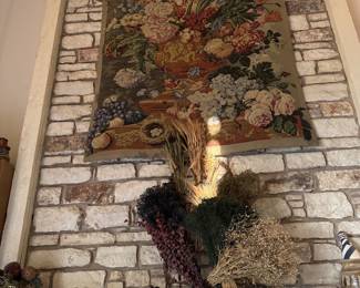 Tapestry wall hanging - you must remove