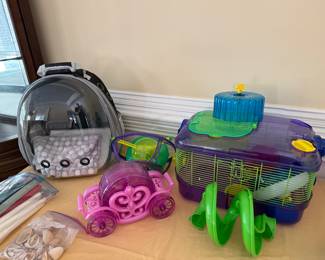 Hamster housing & cat backpack carrier