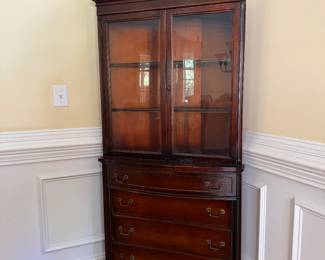 Antique corner cabinet