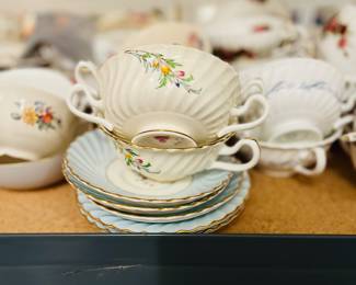 Vintage Minton double handled bullion bowls $20