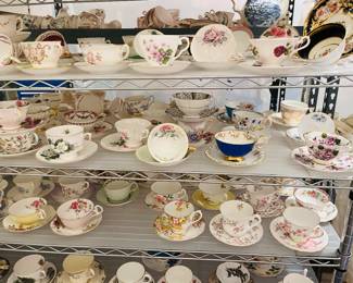 200 teacups 
$20 
