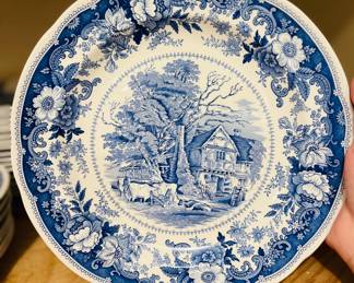 Vintage Spode Blue 10 inch $10