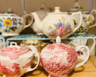 English vintage teapots $20