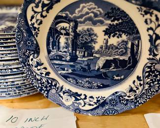200 10 inch Spode Blue Italian plates 