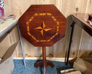 Inlaid marketry table