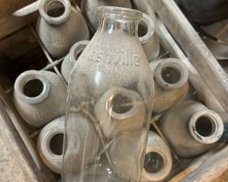 Dozen Nashville Milk bottles