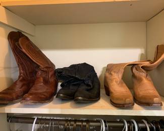 cowboy boots -broken in!