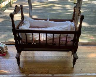 antique cradle
