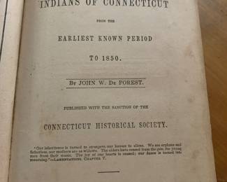 History of Indians of Connecticut