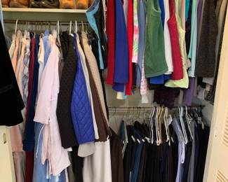 Modern jackets, vests, pants, robes, coats