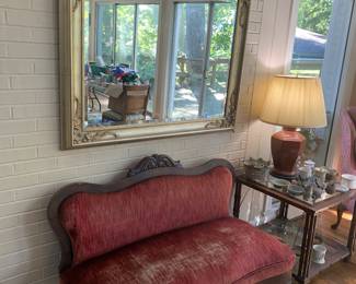 Empire sofa -original, large wall mirror
