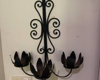 iron wall sconce