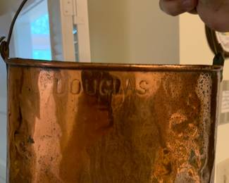 Douglas copper lunch pail