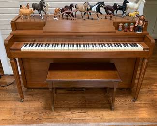 Howard piano and bench