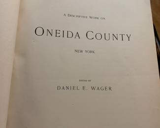 Oneida County, New York history 1896