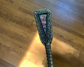 Micro mosaic umbrella handle