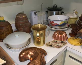 copper, cookie jars