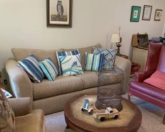 a cozy corner of the game room