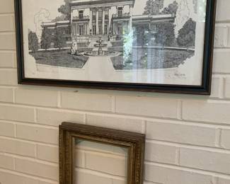 Belmont Mansion drawing
