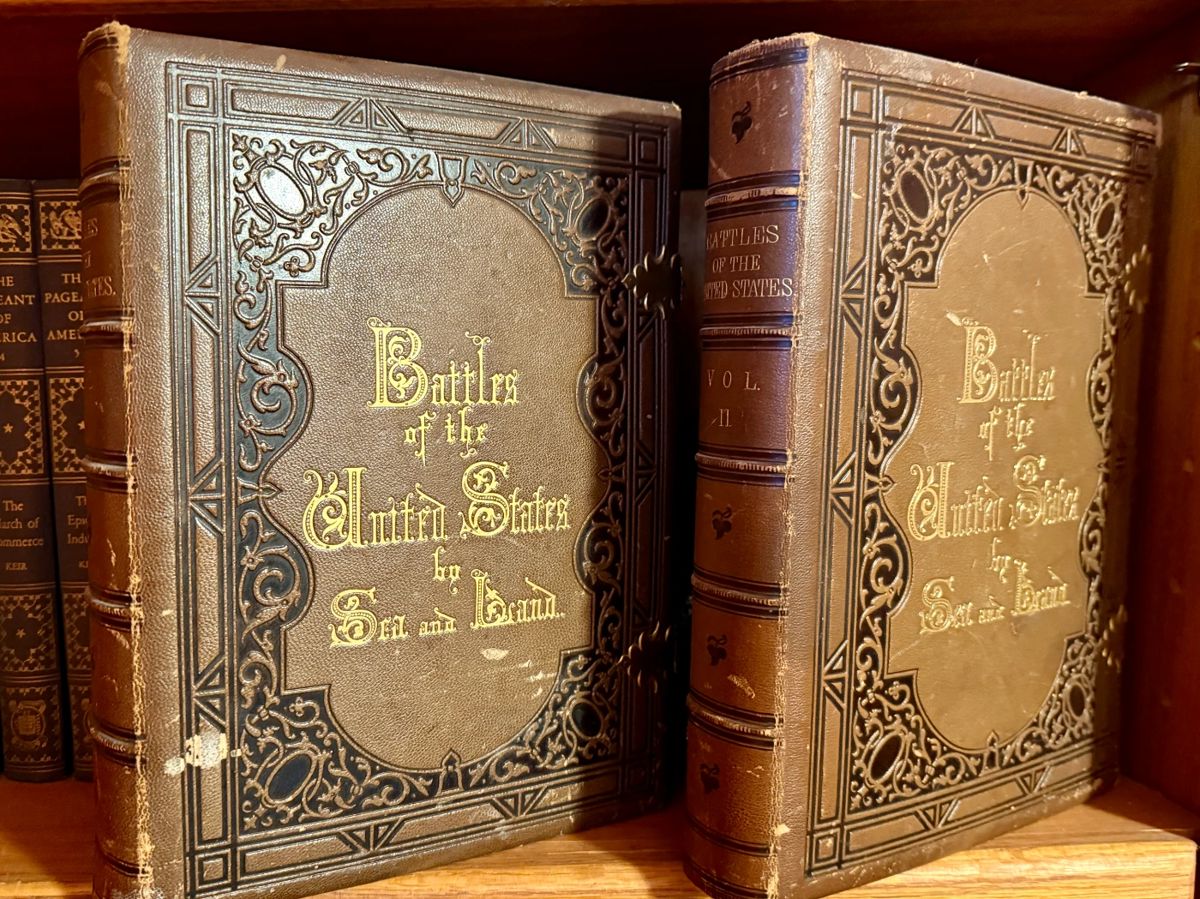 1858 Johnson, Fry & Company "Battles of the United States by Sea and Land" Volumes I and II