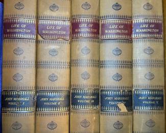 1804-1807 "Life of George Washington" Volumes I-V by John Marshall