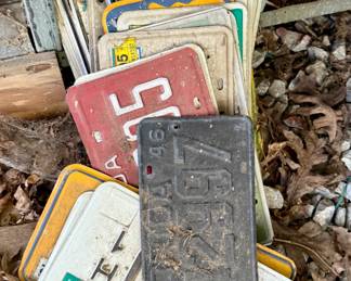 Collection of License Plates 