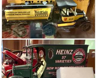Collection of model trucks