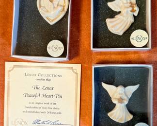 Peaceful Heart Pins - Lenox Collection 
