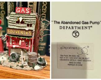 Dept. 56 "The Abandoned Gas Pump" figurine