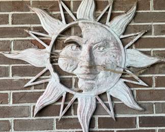 Outdoor Sun Wall Decor 