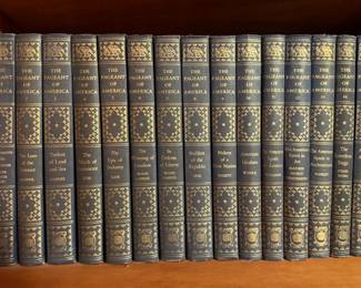 1920s "The Pageant of America" 15-volume series by Yale University Press