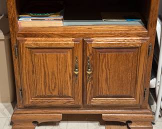 Oak Entertainment Cabinet