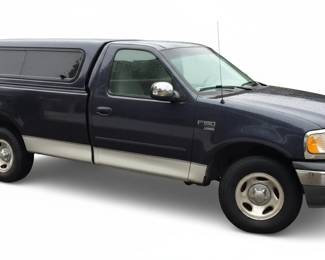 2000 Ford F-150 XLT Triton V8 Truck with Camper Shell