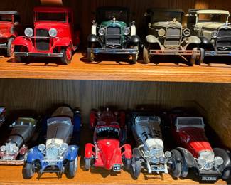 Collection of model cars