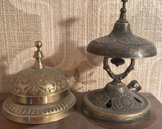 Vintage Brass Desk Bells